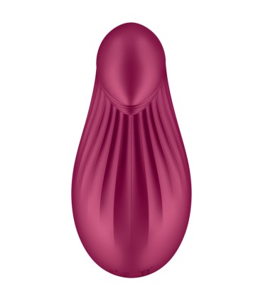 SATISFYER DIPPING DELIGHT VIBRADOR LAY ON ROJO