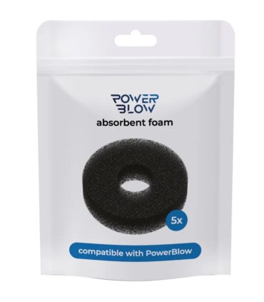 KIIROO POWER BLOW ESPUMA ABSORBENTE DE RESPUESTO 5 UNIDADES