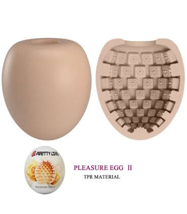 PRETTY LOVE MASTURBADOR MASCULINO HUEVO NATURAL