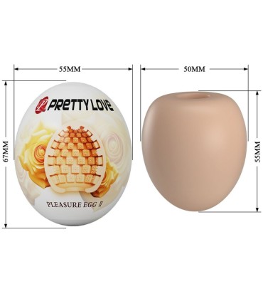 PRETTY LOVE MASTURBADOR MASCULINO HUEVO NATURAL