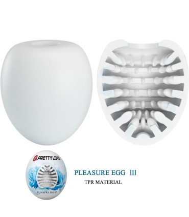 PRETTY LOVE MASTURBADOR MASCULINO HUEVO BLANCO