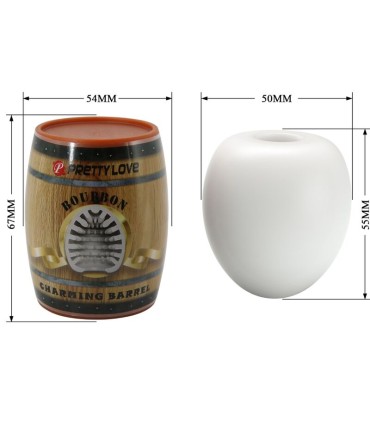 PRETTY LOVE MASTURBADOR MASCULINO HUEVO BLANCO MODELO 2