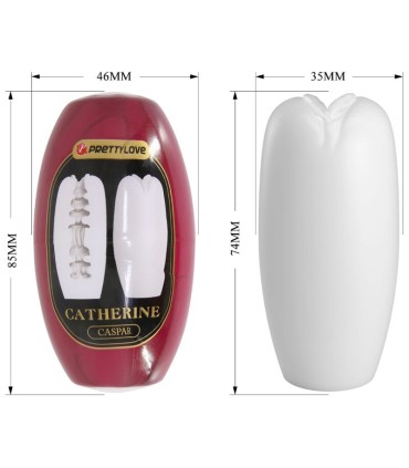 PRETTY LOVE CATHERINE MASTURBADOR MASCULINO BLANCO