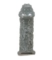 PRETTY LOVE - FUNDA REALÍSTICA ALARGADORA Y RETARDANTE PARA PENE MODELO 2 GRIS
