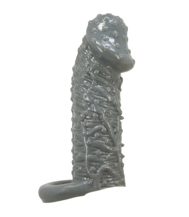 PRETTY LOVE FUNDA REALISTICA ALARGADORA Y RETARDANTE PARA PENE MODELO 2 GRIS