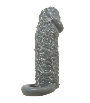 PRETTY LOVE FUNDA REALISTICA ALARGADORA Y RETARDANTE PARA PENE MODELO 2 GRIS