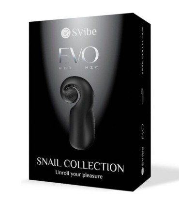 SNAIL VIBE EVO FOR HIM MASTURBADOR MASCULINO SLIDE NROLL NEGRO