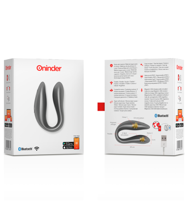 ONINDER LISBOA ESTIMULADOR PUNTO G CLITORIS NEGRO APP GRATUITA