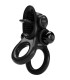 PRETTY LOVE PASSIONATE RING DOBLE ANILLO VIBRADOR ESTIMULADOR CLITORIS NEGRO