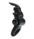 PRETTY LOVE EXCITING RING ANILLO VIBRADOR RABBIT 10 VIBRACIONES NEGRO