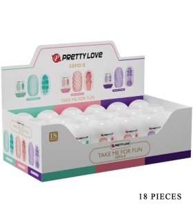 PRETTY LOVE CUPID X 18 MASTURBADORES MASCULINOS DIFERENTES TEXTURAS