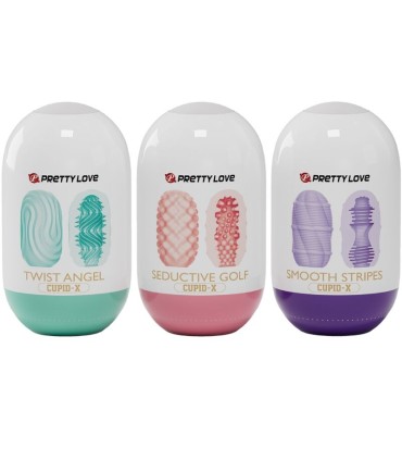 PRETTY LOVE CUPID X 18 MASTURBADORES MASCULINOS DIFERENTES TEXTURAS