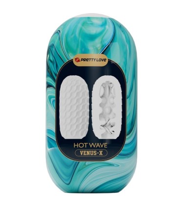 PRETTY LOVE HOT WAVE MASTURBADOR MASCULINO SILICONA BLANCO