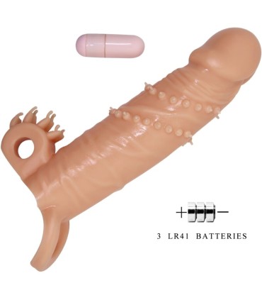 PRETTY LOVE CONNOR FUNDA PARA PENE ESTIMULADOR DE CLITORIS NATURAL