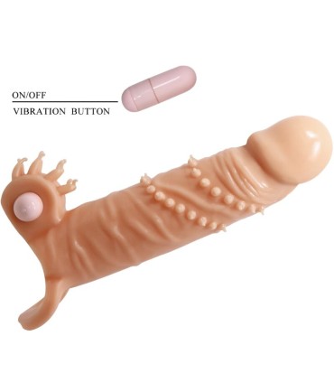 PRETTY LOVE CONNOR FUNDA PARA PENE ESTIMULADOR DE CLITORIS NATURAL