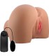 CRAZY BULL MILA TRASERO VIBRADOR CON VAGINA Y ANO REALISTICO CONTROL REMOTO