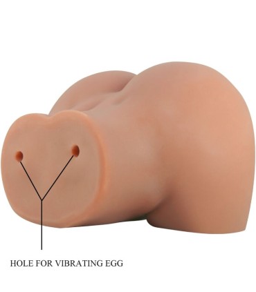 CRAZY BULL MILA TRASERO VIBRADOR CON VAGINA Y ANO REALISTICO CONTROL REMOTO