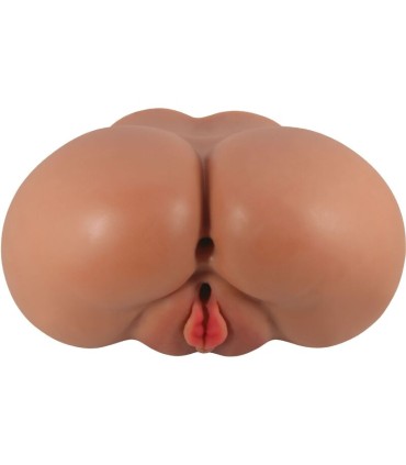 CRAZY BULL LUNA TRASERO VIBRADOR CON VAGINA Y ANO REALISTICO CONTROL REMOTO