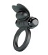 PRETTY LOVE DEBONAIRE ANILLO VIBRADOR CONEJO 10 VIBRACIONES NEGRO