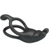 PRETTY LOVE SETH DOBLE ANILLO VIBRADOR RABBIT 7 VIBRACIONES NEGRO