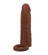 PRETTY LOVE KAILE FUNDA PARA PENE CON EXTENSION DE 25 CM MULATO
