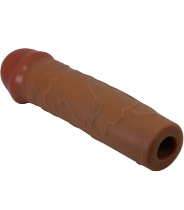 PRETTY LOVE NILE FUNDA PARA PENE CON EXTENSION DE 25 CM MULATO
