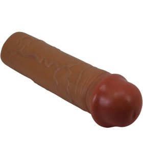 PRETTY LOVE NILE FUNDA PARA PENE CON EXTENSION DE 25 CM MULATO