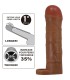 PRETTY LOVE BUNION FUNDA PARA PENE CON EXTENSION DE 25 CM MULATO