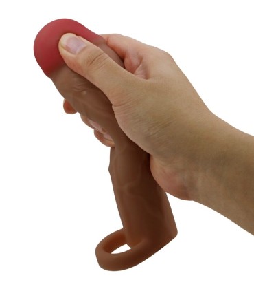 PRETTY LOVE HANI FUNDA PARA PENE CON EXTENSION DE 5 CM MULATO