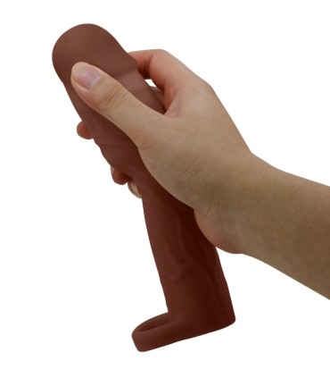 PRETTY LOVE GERD FUNDA PARA PENE CON EXTENSION DE 76 CM MULATO