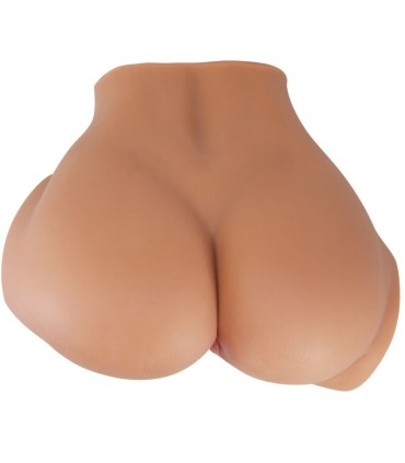 CRAZY BULL EMILIA TRASERO VIBRADOR CON VAGINA Y ANO REALISTICO NATURAL CONTROL REMOTO