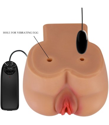 CRAZY BULL KYLIE TRASERO VIBRADOR CON VAGINA Y ANO REALISTICO CONTROL REMOTO