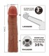 PRETTY LOVE CHELSEA FUNDA PENE CON EXTENSION DE 76 CM MULATO