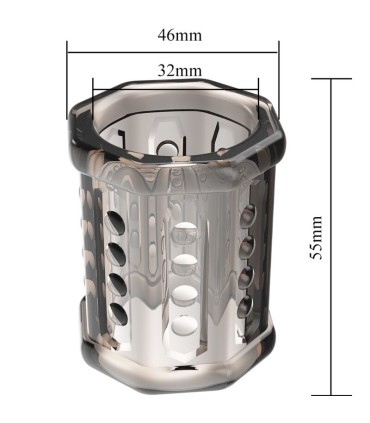 PRETTY LOVE RONAEL FUNDA PARA PENE SUPER APRETADA TRANSPARENTE