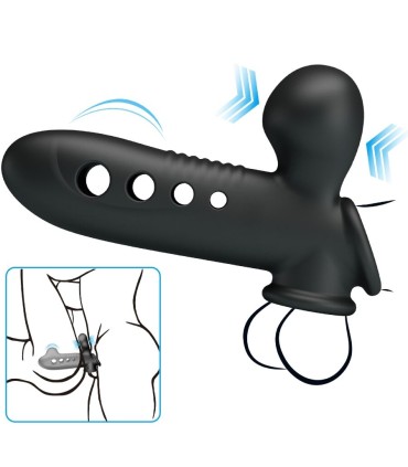 PRETTY LOVE CRANE FUNDA PARA PENE CON AIRBAG NEGRO