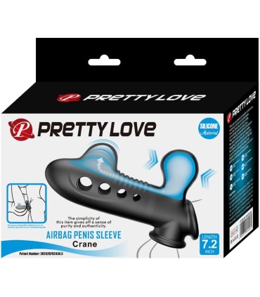 PRETTY LOVE CRANE FUNDA PARA PENE CON AIRBAG NEGRO
