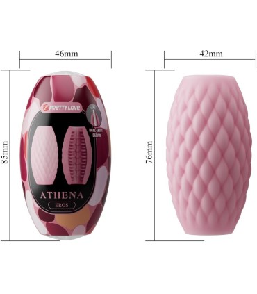 PRETTY LOVE ATHENA EROS MASTURBADOR MASCULINO SILICONA ROSA