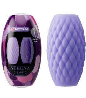 PRETTY LOVE ATHENA EROS MASTURBADOR MASCULINO SILICONA MORADO