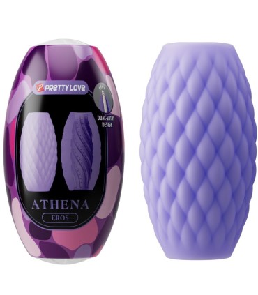 PRETTY LOVE ATHENA EROS MASTURBADOR MASCULINO SILICONA MORADO
