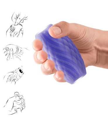 PRETTY LOVE ATHENA EROS MASTURBADOR MASCULINO SILICONA MORADO