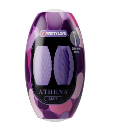 PRETTY LOVE ATHENA EROS MASTURBADOR MASCULINO SILICONA MORADO