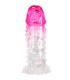 PRETTY LOVE WILFORD FUNDA REALISTICA ALARGADORA CON RELIEVE PARA PENE ROSA