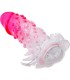 PRETTY LOVE WILFORD FUNDA REALISTICA ALARGADORA CON RELIEVE PARA PENE ROSA