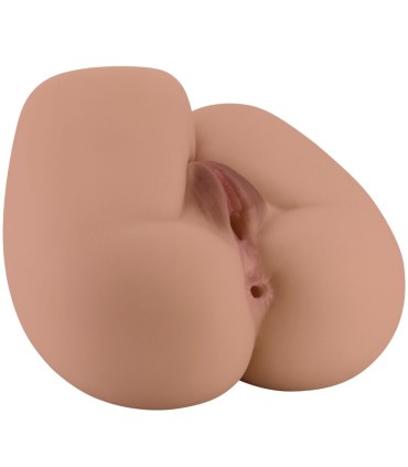 CRAZY BULL BERNACE TRASERO VIBRADOR CON VAGINA Y ANO REALISTICO NATURAL CONTROL REMOTO