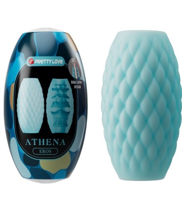PRETTY LOVE ATHENA EROS MASTURBADOR MASCULINO SILICONA CELESTE