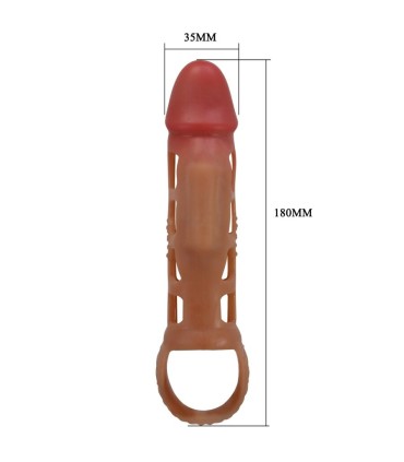PRETTY LOVE PRESTON FUNDA PARA PENE CON VIBRACION DE 18 CM