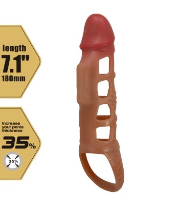 PRETTY LOVE PRESTON FUNDA PARA PENE CON VIBRACION DE 18 CM