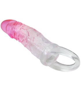 PRETTY LOVE ODES FUNDA REALISTICA ALARGADORA DE 2 CM PARA PENE ROSA