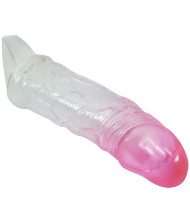 PRETTY LOVE ODES FUNDA REALISTICA ALARGADORA DE 2 CM PARA PENE ROSA