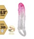 PRETTY LOVE ODES FUNDA REALISTICA ALARGADORA DE 2 CM PARA PENE ROSA